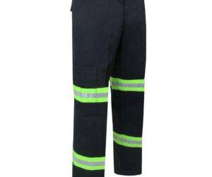 Hi Vis Cargo Pants Navy Front