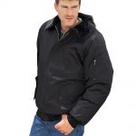 Black-Bomber-Jacket-with-Removable-Colar