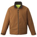 HI Vis Insulated Reversible Jacket Tan Front