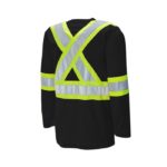 Long Sleeve T Black Back