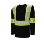 Long Sleeve T Black Front