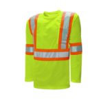 Long Sleeve T Lime Front