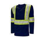 Long Sleeve T Navy Front