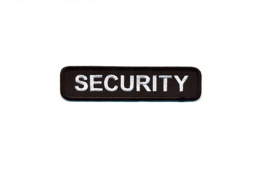 Security Guard Patches - Small Security Patch - Legal Size