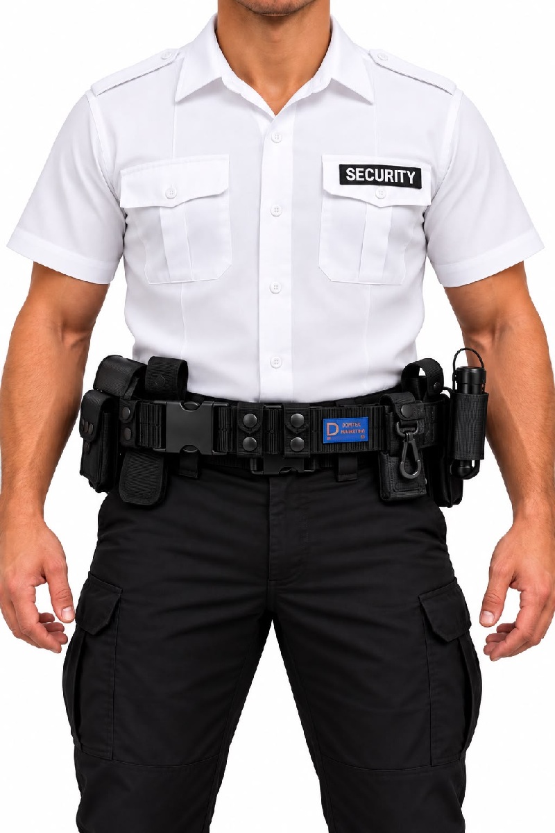 Tactical Security Duty Belt with 14 Accessories