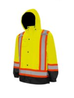 6 in 1 Lime Parka Front