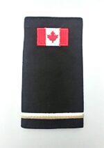 Epaulette Canadian Flag With Stripe