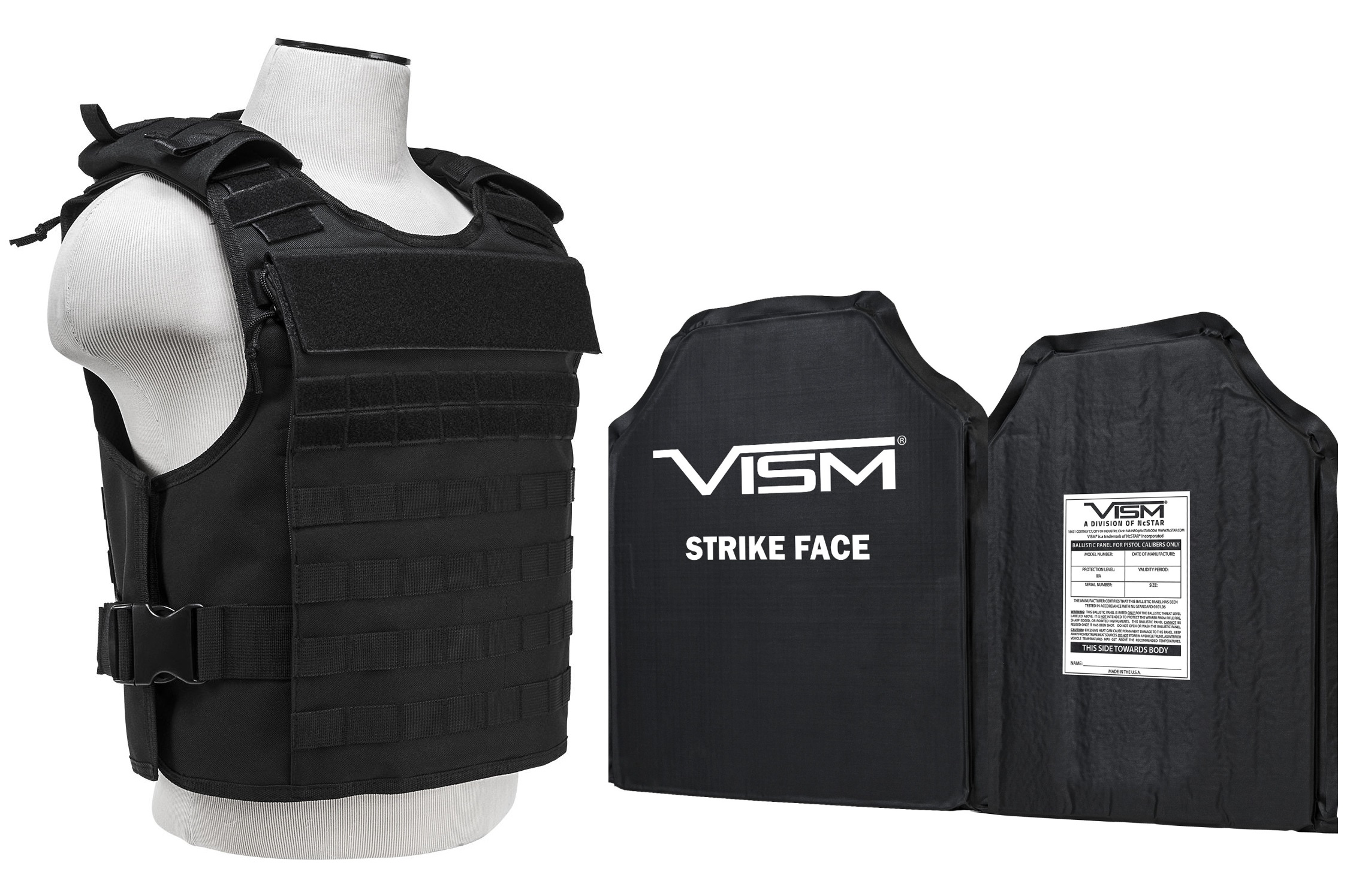 Quick Release Carrier With Soft Ballistic Panels Level IIIA - Domtex  Marketing Inc - Workwear, Security Uniforms & Tactical Apparel