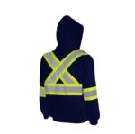 Detachable Hoodie Navy Back