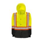 Hi Vis Rain Jacket Lime Jacket