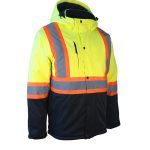 Winter-Softshell-Jacket-Lime-Front