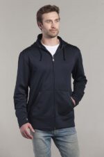 Navy Full ZIp Hoodie Front