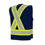 Navy Surveyor Vest Back