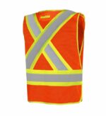 Orange Budget Vest Back