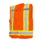 Orange Surveyor Vest Front