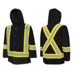 Economy High Visibility Parka Black