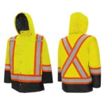 Economy High Visibility Parka Lime