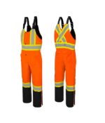 Orange Black Winter Overalls 1