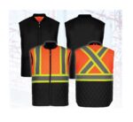 5 in 1 Heavy Duty High Visibility Vest - Orange