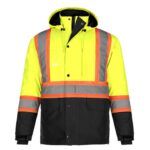 5 in 1 Hi Visibility Jacket Lime