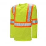 Long Sleeve Cotton Hi Vis T-shirt