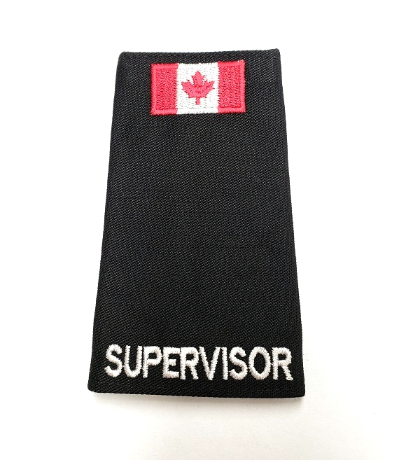 Epaulets – Security Supervisor Slip On's -Canada Epaulettes