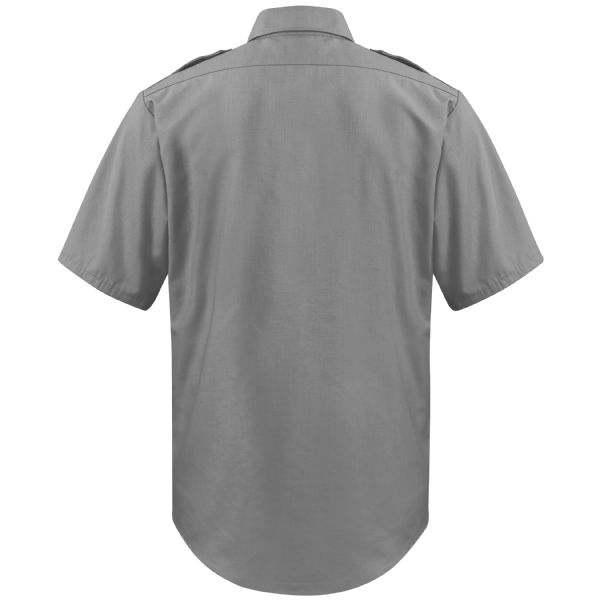 Gray Security Shirt - Short Sleeve Domtex Apparel Uniform