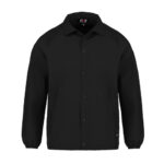 Snap Button Lined Spring Jacket - Black