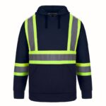 Hi Vis Pullover Hoode Navy