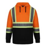 Hi Vis Pullover Hoode Orange
