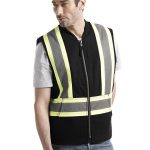 Hi Vis Sherpa Lined Vest