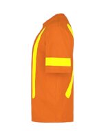 Safety-Orange-Cotton-T-shirt-Side
