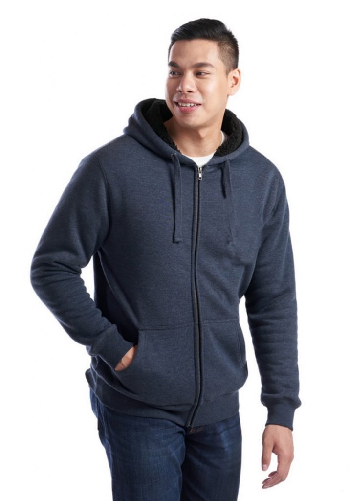 Sherpa Lined Full Zip Hoodie | Workwear | Domtex Marketing