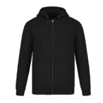 Sherpa Lined Hoodie Black