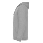 Sherpa Lined Hoodie Gray Side