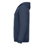 Sherpa Lined Hoodie Navy Side