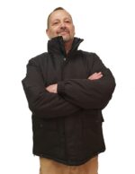 High Vis Reversible Winter Jacket Front 2