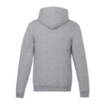 Gray Cotton Rich Full Zip Hoodie Back