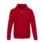 Red Cotton Rich Full Zip Hoodie