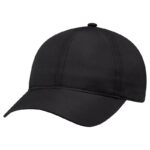 Premium Dry Fit Polyester UPF50+ Cap BLACK