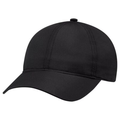 Premium Dry Fit Polyester UPF50+ Cap BLACK