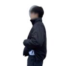 Reversible Security Winter Jacket Black Side Zippers