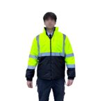 Reversible Security Winter Jacket Hi Vis Front