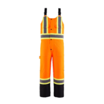 Hi Vis Insulated Overalls Orange