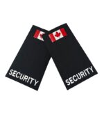 PVC Embossed Canadian Flag Epaulettes