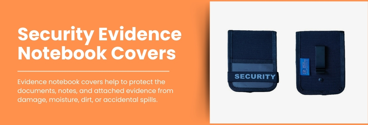 security guard evidence notebook covers