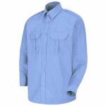 Medium Blue Security Shirt Long Sleeve