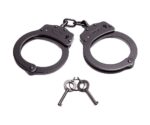 UZI Handcuffs - NIJ Black Steel With Keys